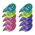 Tombow MONO Retro Correction Tape - 10 Pack-10 Pack - Great Value Retro colours Single-line correction tape