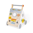 Janod Sweet Cocoon Multi Activity Baby Walker-Equipped with a brake to control speed.