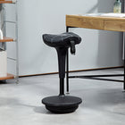 Vinsetto Backless Adjustable Wobble Stool Chair - Black-Wobble design allows rocking, 360 degree swiveling, tilting, and leaning for added fun