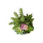 Monarch Specialties - 9366 Succulente Artificielle 9" de Haut - Pots en Ciment Gris - Ensemble de 2-Chaque plante artificielle est présentée dans un pot en ciment gris élégant, offrant durabilité tout en mettant en valeur son aspect réaliste