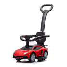 Freddo - Voiture jouet 3-en-1 Lamborghini - Rouge-Confort luxueux : Équipé d'un siège en cuir haut de gamme pour une seule personne, il garantit une expérience confortable et élégante