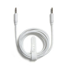 NXT Technologies 4 Ft. Braided Mini-phone Stereo 3.5mm Cable - White-4' braided cable resists snags and tangles