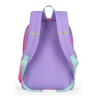 Roots Recycled Backpack  - 22.5L - Colour Block Logo - Pink Purple-Weather-Ready Design: Water-resistant fabric and a rain flap over the main zipper help protect belongings under light rain