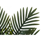 Monarch Specialties - Plante Artificielle - 20 po H - Palme - Mis En Pot - Touche Réelle - Feuilles Vertes - Pot Noir-Garantie limitée de 5 ans contre les défauts du fabricant