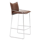 Zuo Pola Barstool - Brown-Armrest support