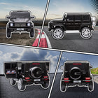 Aosom 12V Mercedes-Benz G500 Kids Electric Ride-On Car - Black-Start smooth driving at low speed, which allow your child to timely response to unexpected situations 