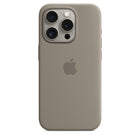 Apple Silicone Case with MagSafe for iPhone 15 Pro - Clay-Colour: Clay