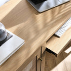 Modway Soma 47" Office Desk - Oak-MDF and Particleboard