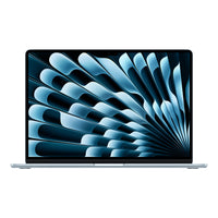Apple MacBook Air 15" - M5 - 10-core CPU - 1 TB SSD - 16 GB Unified Memory - Sky Blue-Supercharged By M5 - With its faster CPU and unified memory, M5 delivers even more performance and fluidity across apps, making multitasking and creative workflows smooth and responsive. A powerful Neural Engine and next-generation GPU with Neural Accelerators give you a powerful platform for AI