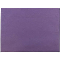 JAM Paper 9 x 12 Booklet Envelopes, Dark Purple, 1000 Pack (572312532B)-Dark purple