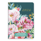 Orange Circle Studio 2026 Monthly Pocket Planner - 4.5" x 6.5" - Bella Flora-Features Monthly spreads and notes pages