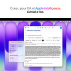 Apple - Portatif MacBook Neo 13 po - A18 Pro - SSD 256 Go - Mémoire 8 Go - Argent-Macos fait tourner les apps - Sous macOS, toutes vos apps s’exécutent en un flash – y compris des apps intégrées comme FaceTime et Messages