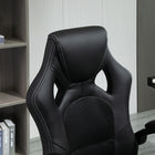 HOMCOM Racecar Style Office Chair-Colour: Black