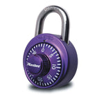 Master Lock Anodized 3-Digit Combination Lock - Assorted Colours-7mm diameter shackle is 19mm long, made of hardened steel for extra cut resistance