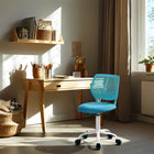 Homy Casa Turquoise Fabric Swivel Desk Chair-Perfect Gift Choice: Ideal for birthdays or Christmas, appealing to both boys and girls