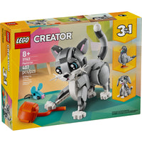 LEGO Creator Playful Cat - 407 Pieces-LEGO building set for kids aged 8 and up to build 3 different pet toys