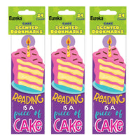 Eureka Cake Scented Bookmarks - 3 Packs of 24-Scented bookmark