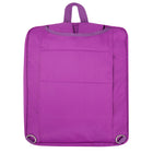 Vangoddy Convertible 15" Laptop 2-in-1 Shoulder Bag and Backpack - Purple-Comfortable Design. Padded handles and back support ensure ease during prolonged use.