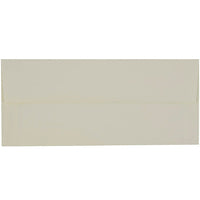 JAM Paper #10 Business Envelopes, 4 1/8 x 9.5, Strathmore Natural White Laid, 100 Pack (70746g)-Natural white