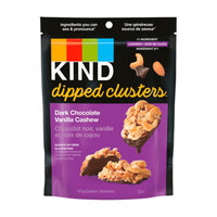 KIND Dipped Clusters Dark Chocolate Vanilla Cashew - 113 g-#1 Ingredient Cashews