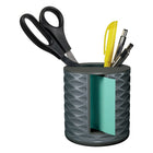 Post-it Pop-Up Note Dispenser, for 3" x 3" Notes, Black with Grey (ABS-330-B)-Specially designed dispenser stays in one place to keep your desk on trend.