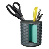 Post-it Pop-Up Note Dispenser, for 3" x 3" Notes, Black with Grey (ABS-330-B)-Specially designed dispenser stays in one place to keep your desk on trend.