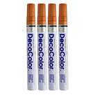 Marvy Uchida Bold Paint Marker - Copper - 4 Pack-Broadline marker for writing and creative artwork