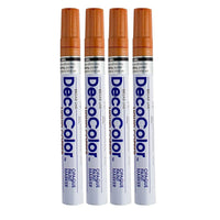Marvy Uchida Bold Paint Marker - Copper - 4 Pack-Broadline marker for writing and creative artwork