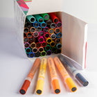Mont Marte Signature Acrylic Paint Pens - Broad Tip - Assorted - 48 Pack-Dries quickly to a semi-matte finish, permanent on porous surfaces and removable from non-porous surfaces like glass