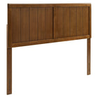 Modway Robbie Wood King Headboard - Walnut-King Wood Headboard