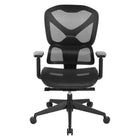 Pro-line II High Mesh Back And Mesh Seat Ergonomic Chair - Black-Breathable black mesh seat and back with self-adjusting lumbar support
