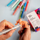 Mont Marte Signature Acrylic Paint Pens - Broad Tip - Assorted - 24 Pack-Shake well, press the tip to start paint flow and recap tightly after use, non-toxic formula for fuss-free creating
