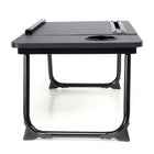 ShoppingAll Portable Foldable Lap Desk for Sofa and Bed - Black-Secure & Non-slip: Features stable feet with non-slip pads, keeping the table steady on any surface.