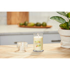 Yankee Candle Medium Pillar Scented Candle - Iced Berry Lemonade - 14oz-Hand-illustrated labels and vibrant wax colours