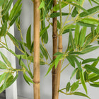 Outsunny - Arbre de bambou artificiel 4 pi en pot de pépinière - vert-Entièrement artificiel, ce qui signifie qu'il sera superbe toute l'année et ne nécessite aucun entretien 