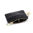 Champs Iconic Keychain Cardholder - Black-Gold metal zipper and decorative zipper pulls