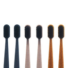 Pursonic - Brosses à dents en bois de cèdre 100 % écologiques - Paquet de 6-Idéal pour l'utilisation quotidienne des couples à la maison et les voyages.