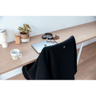 Warmür The Original Office Chair Blanket - One Size - Black-Concealed zipper adapts to most headrests and closes when not in use