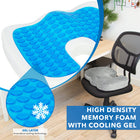 Mount-It ErgoActive Cooling Gel Seat Cushion-7