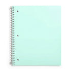 Pep Rally cahier de notes à spirale - Ligné - 70 feuilles - Menthe-Cahier de notes ligné de 8 x 10 po
