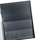 Brownline - 2026 Agenda mensuel CoilPro 14 mois Couverture rigide avec Reliure spirale double - 11 po x 8-1/2 po - Noir - Anglais-Anglais