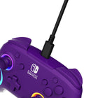 PDP Afterglow Wave Wireless Controller for Nintendo Switch - Purple-Ergonomic - Expertly designed with textured, non-slip grips