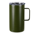 General Supply Goods + Co - Tasse en acier inoxydable avec poignée  – 500 ml – Vert-Construction en acier inoxydable à double paroi pour conserver la température