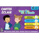 Éditions Caractère Flashcards - My whole year 1st grade  - French-The cards are grouped by theme, which aims to help the learner organize and memorize the concepts covered