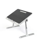 ShoppingAll Adjustable Portable Foldable Lap Desk with Tablet Slot and Drawer - Black-Perfect Size: This laptop desk, measuring 15.7"D x 23.6"W x 10.6 - 15.7"H (30 x 60 x 27-40cm) is ideal for accommodating all kinds of books, tablets, and laptops up to 17 inches.