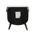 Manhattan Comfort - Lot de 2 fauteuils de salle à manger modernes Beever 24 po en chenille crème-Garantie limitée du fabricant de 30 jours