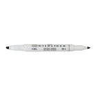 Zebra Mildliner Double Ended Pen-Style Highlighter - Mild Grey-Mild water resistant ink is translucent and excellent for layering