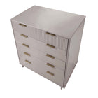 Manhattan Comfort Granville Modern Dresser and Chest Set - Light Grey-10