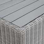 Modway - Conway 32 po Terrasse extérieure Rotin en osier Table basse - Gris clair-7