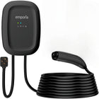 Emporia Classic Level 2 40A EV Charger with 24' Cable - NACS (TESLA) - NEMA 14-50 Plug - Black-No adapter required for tesla and nacs vehicles allowing direct charging with a dedicated nacs connector, functions similarly to tesla chargers including the ability to remotely open the tesla charging port door for added convenience